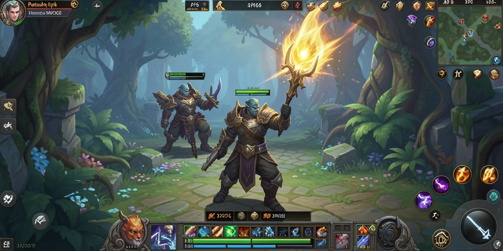 Tampilan gameplay menakjubkan dalam dunia MMORPG API66.