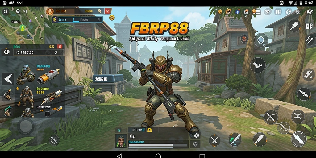 Tampilan antarmuka utama FBRP88 yang user-friendly dan sederhana.