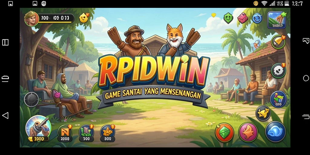 Tampilan gameplay RPIDWIN yang menyenangkan dan menarik.
